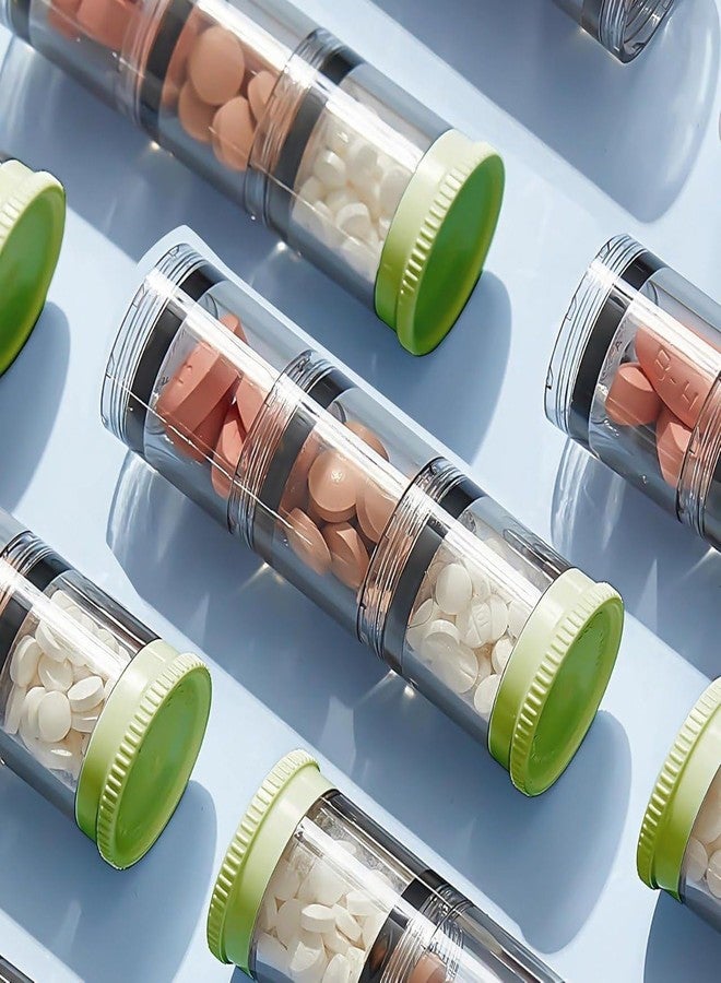 YESVIYA 21-Grid Multi-Purpose Mini Storage Container - Weekly Pill Organizer & Vitamin Case - Reusable 7-Day Pill Box, White - Travel Medicine Box, Jewellery & Bead Organizer - Image 4